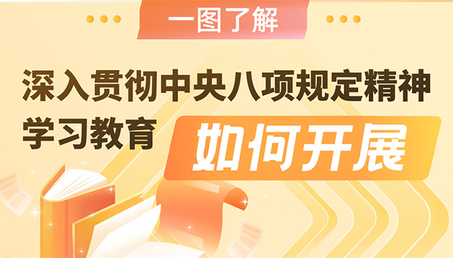 一圖了解深入貫徹中央八項(xiàng)規(guī)定精神學(xué)習(xí)教育如何開展
